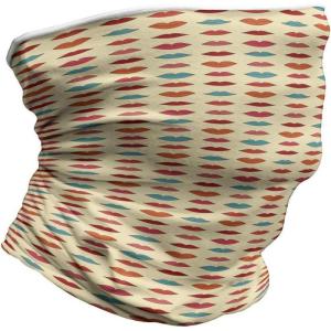 Ambesonne Unisex Multicolor Face and Neck Warmers(Colorful Girl Lips Pattern)