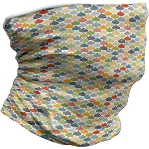 Ambesonne Unisex Multicolor Face and Neck Warmers(Colorful Large Drops)