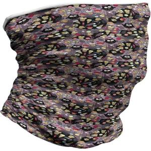 Ambesonne Unisex Multicolor Face and Neck Warmers(Crazy Birds Tasty Cupcakes)