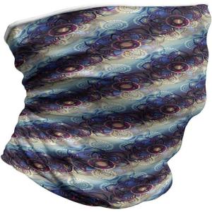 Ambesonne Unisex Multicolor Face and Neck Warmers(Diagonal Gradient Lotus)