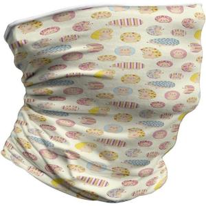 Ambesonne Unisex Multicolor Face and Neck Warmers(Dotted Floral Striped)