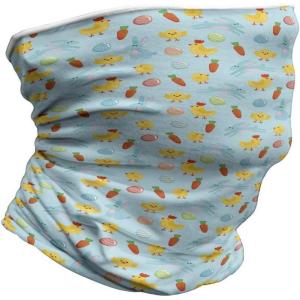 Ambesonne Unisex Multicolor Face and Neck Warmers(Eggs Chicks Chickens Rabbits)