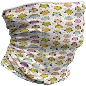 Ambesonne Unisex Multicolor Face and Neck Warmers(Floral Colorful)