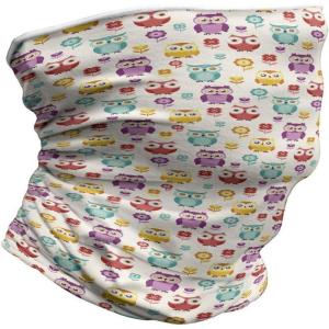 Ambesonne Unisex Multicolor Face and Neck Warmers(Flowers Nostalgic Kids)