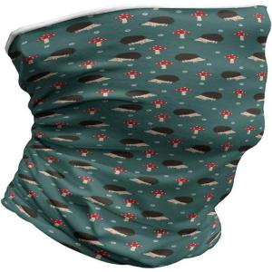 Ambesonne Unisex Multicolor Face and Neck Warmers(Forest Life Mushrooms)