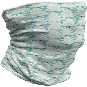 Ambesonne Unisex Multicolor Face and Neck Warmers(Funny Tree Shapes)