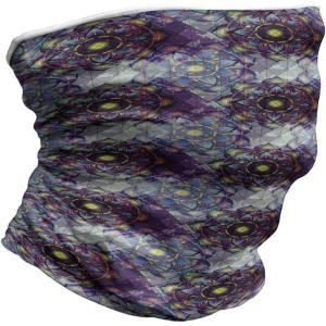 Ambesonne Unisex Multicolor Face and Neck Warmers(Grunge Futuristic Mandala)