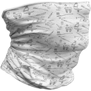Ambesonne Unisex Multicolor Face and Neck Warmers(Health Dental Care)