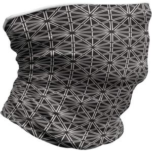 Ambesonne Unisex Multicolor Face and Neck Warmers(Hexagons Squares and Stars)