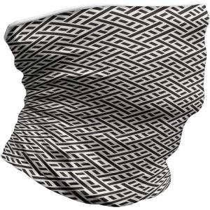 Ambesonne Unisex Multicolor Face and Neck Warmers(Interlacing Stripes Maze)