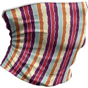Ambesonne Unisex Multicolor Face and Neck Warmers(Lines Torn Effect)