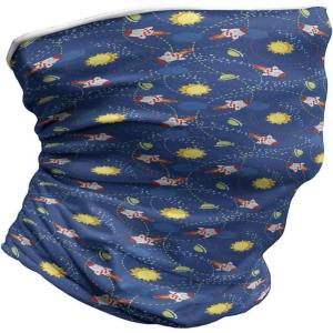 Ambesonne Unisex Multicolor Face and Neck Warmers(Little Cartoon Rocket)