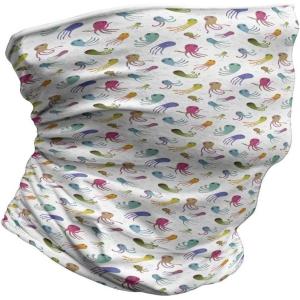 Ambesonne Unisex Multicolor Face and Neck Warmers(Maritime Cartoon Style)