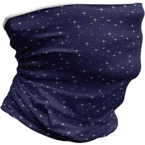 Ambesonne Unisex Multicolor Face and Neck Warmers(Night Skyline With Stars)