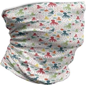 Ambesonne Unisex Multicolor Face and Neck Warmers(Ocean Wildlife Theme)
