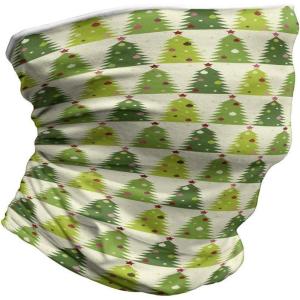 Ambesonne Unisex Multicolor Face and Neck Warmers(Ornamented Trees)