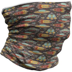 Ambesonne Unisex Multicolor Face and Neck Warmers(Outer Space Elements)