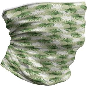 Ambesonne Unisex Multicolor Face and Neck Warmers(Palm Tree Island Foliage)