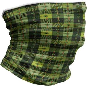 Ambesonne Unisex Multicolor Face and Neck Warmers(Patchwork Celtic Clovers)