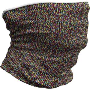 Ambesonne Unisex Multicolor Face and Neck Warmers(Polka Dotted Rounds)