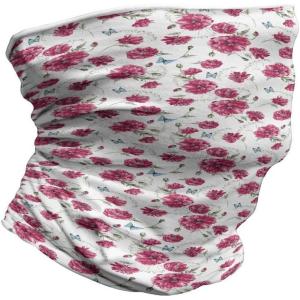 Ambesonne Unisex Multicolor Face and Neck Warmers(Poppy Flora Blossoms)