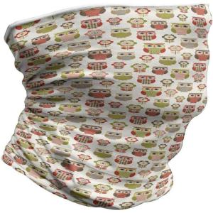 Ambesonne Unisex Multicolor Face and Neck Warmers(Retro Childish Flowers)