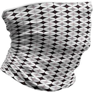 Ambesonne Unisex Multicolor Face and Neck Warmers(Retro Style Atomic)
