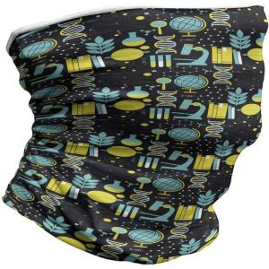 Ambesonne Unisex Multicolor Face and Neck Warmers(Science Class Pattern)