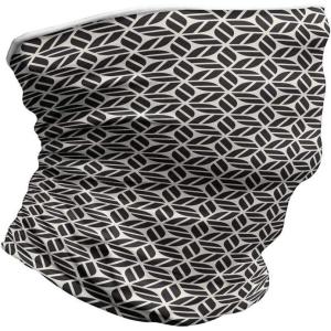Ambesonne Unisex Multicolor Face and Neck Warmers(Simple Striped Leaf Motifs)