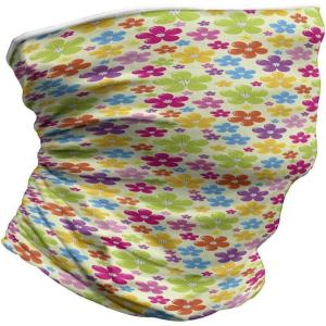 Ambesonne Unisex Multicolor Face and Neck Warmers(Sixties Hippie Flowers)