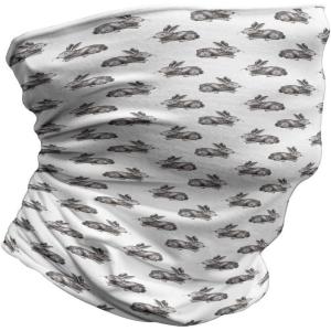 Ambesonne Unisex Multicolor Face and Neck Warmers(Sketch Artwork Wildlife Hare)
