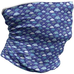 Ambesonne Unisex Multicolor Face and Neck Warmers(Snowflakes Xmas Trees)