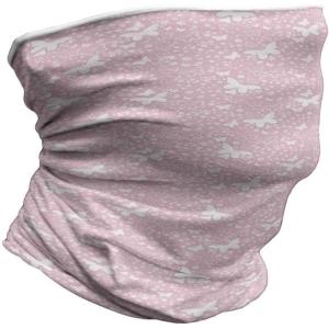 Ambesonne Unisex Multicolor Face and Neck Warmers(Soft Pink Floral)