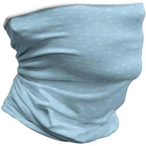 Ambesonne Unisex Multicolor Face and Neck Warmers(Soft Snowfall on Blue)