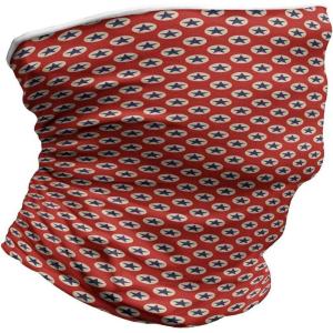 Ambesonne Unisex Multicolor Face and Neck Warmers(Stars Dots)