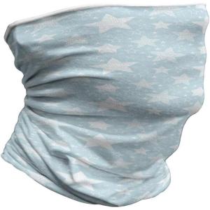 Ambesonne Unisex Multicolor Face and Neck Warmers(Stars Ornate on Baby Blue)