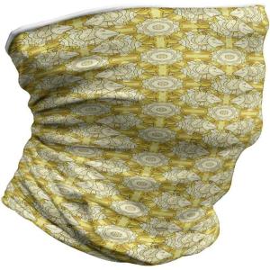 Ambesonne Unisex Multicolor Face and Neck Warmers(Striped Fishes)