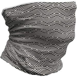 Ambesonne Unisex Multicolor Face and Neck Warmers(Stripes Diagonal Squares)