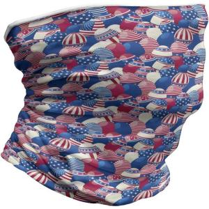 Ambesonne Unisex Multicolor Face and Neck Warmers(Traditional Easter Eggs)