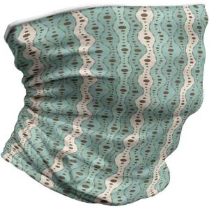 Ambesonne Unisex Multicolor Face and Neck Warmers(Traditional Polka Dot)