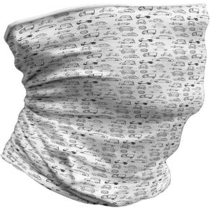 Ambesonne Unisex Multicolor Face and Neck Warmers(Transportation Sketch Art)