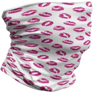 Ambesonne Unisex Multicolor Face and Neck Warmers(Vibrant Colored Lipstick)