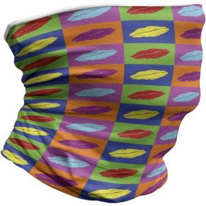 Ambesonne Unisex Multicolor Face and Neck Warmers(Vibrant Pop Art Kisses)