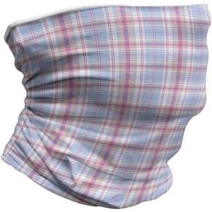 Ambesonne Unisex Multicolor Face and Neck Warmers(Vintage Plaid Pattern)