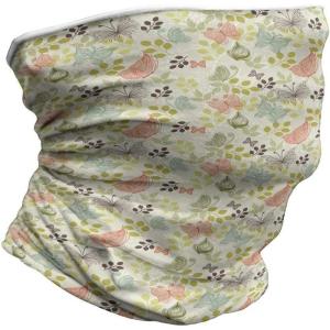 Ambesonne Unisex Multicolor Face and Neck Warmers(Vintage Soft Floral)