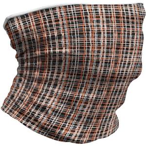 Ambesonne Unisex Multicolor Face and Neck Warmers(Vintage Striped Grid Art)
