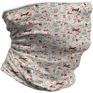 Ambesonne Unisex Multicolor Face and Neck Warmers(Vintage Xmas)