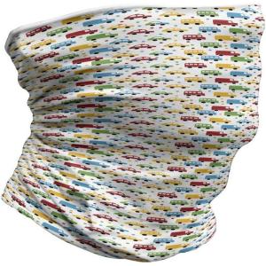Ambesonne Unisex Multicolor Face and Neck Warmers(Vivid Bus Taxi Automobiles)