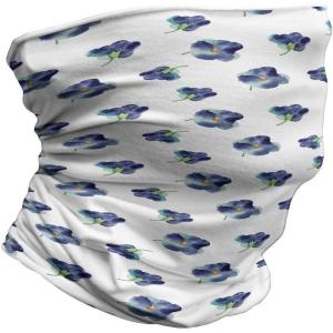Ambesonne Unisex Multicolor Face and Neck Warmers(Watercolor Violet Blooms)