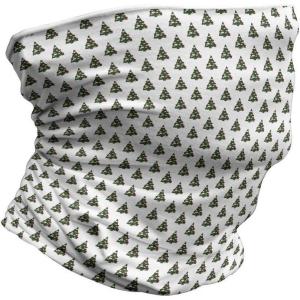 Ambesonne Unisex Multicolor Face and Neck Warmers(Xmas Tree Pattern)